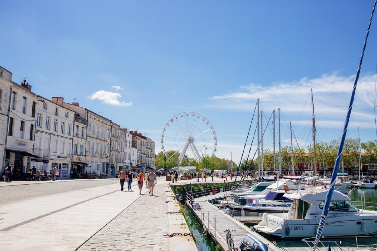 Charmant Cocon Iode Cosy Equipe, Baigne De Lumiere, Situe Au Coeur De La Rochelle A 1Min A Pied Du Marche Central Avec Tv Et Wifi Extérieur photo